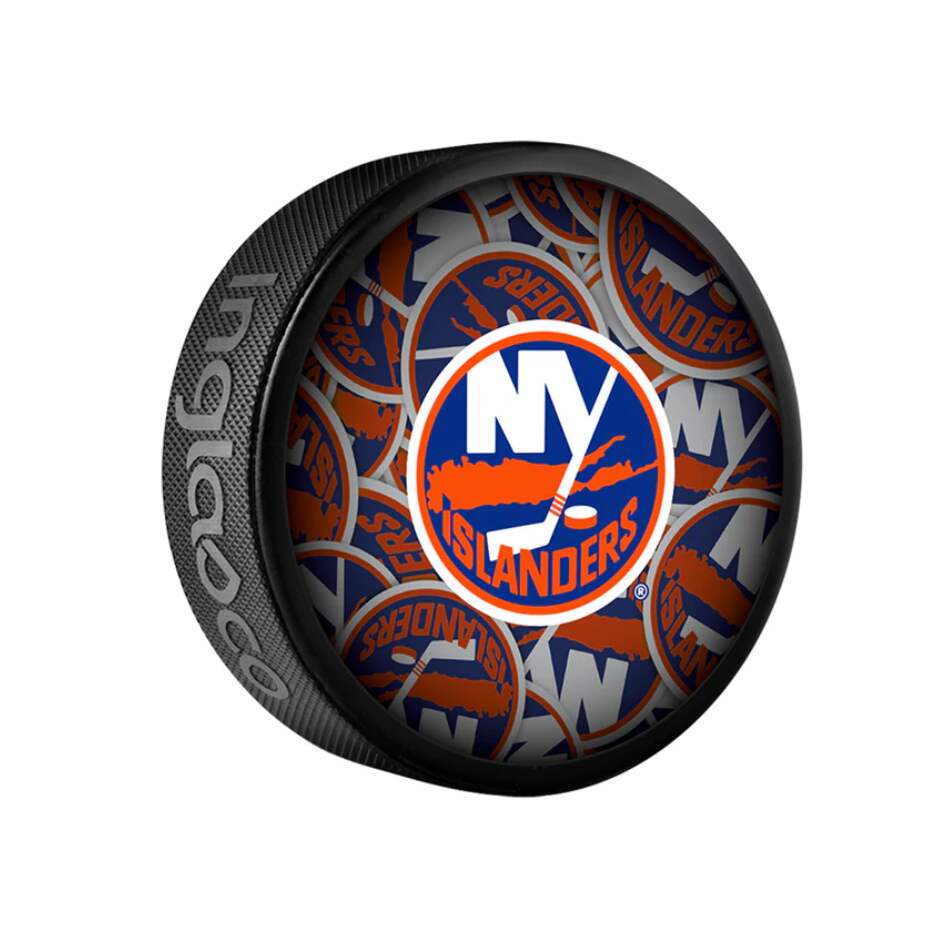 InGlasCo Fanouškovský puk NHL Clone Blister (1ks), New York Islanders