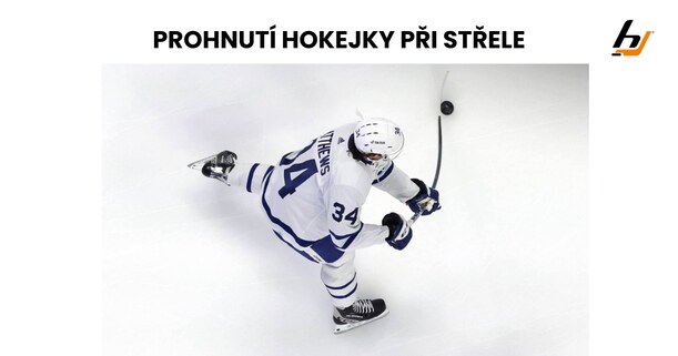 Prehnutie hokejky pri strele podľa flexu