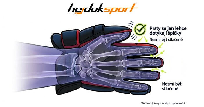 how is supposed to fit hockey gloves