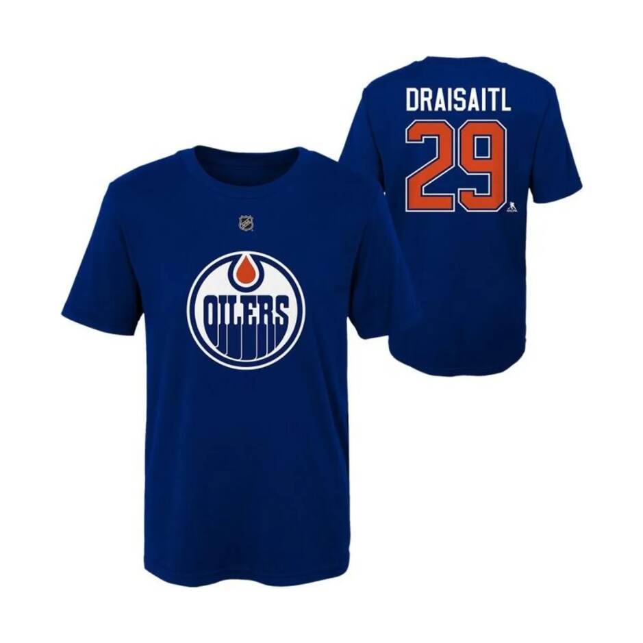 Outerstuff Dětské triko Leon Draisaitl Edmonton Oilers, Dětská, S, Edmonton Oilers