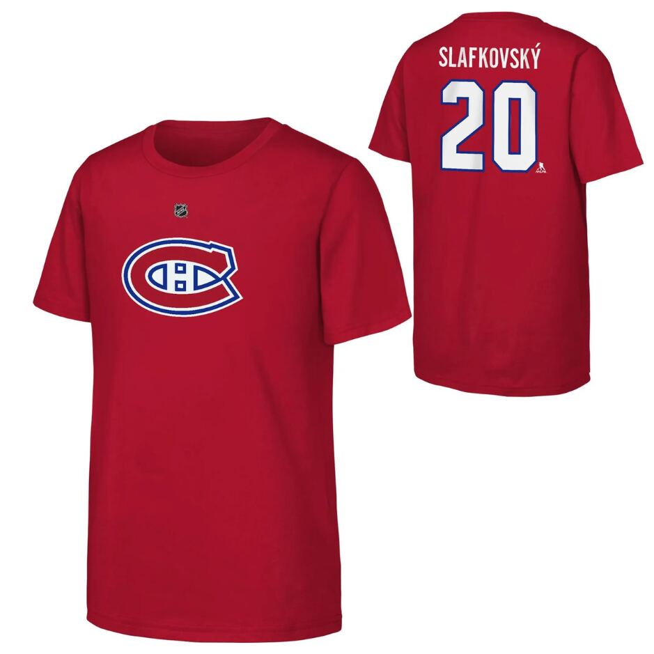 Outerstuff Dětské triko Juraj Slafkovský Montreal Canadiens, Dětská, XL, Montreal Canadiens
