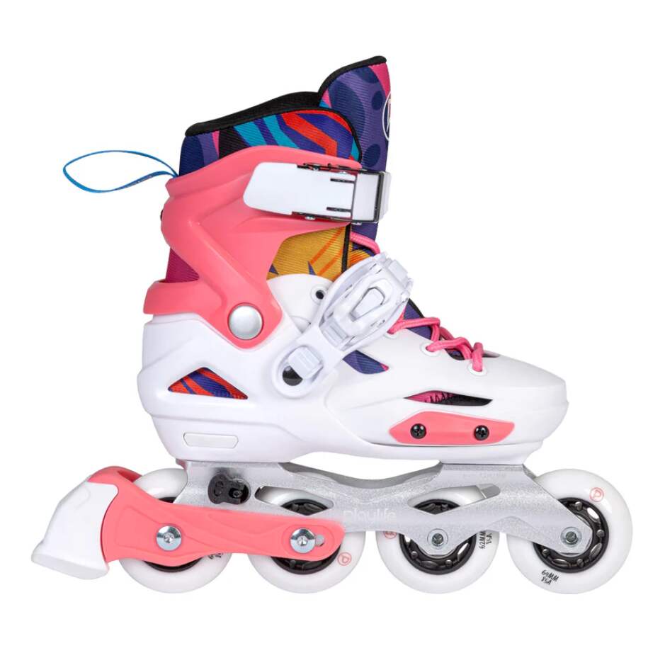 Powerslide Dětské kolečkové brusle Powerslide Playlife Flash Pink, 34-37, 4x, 68+70