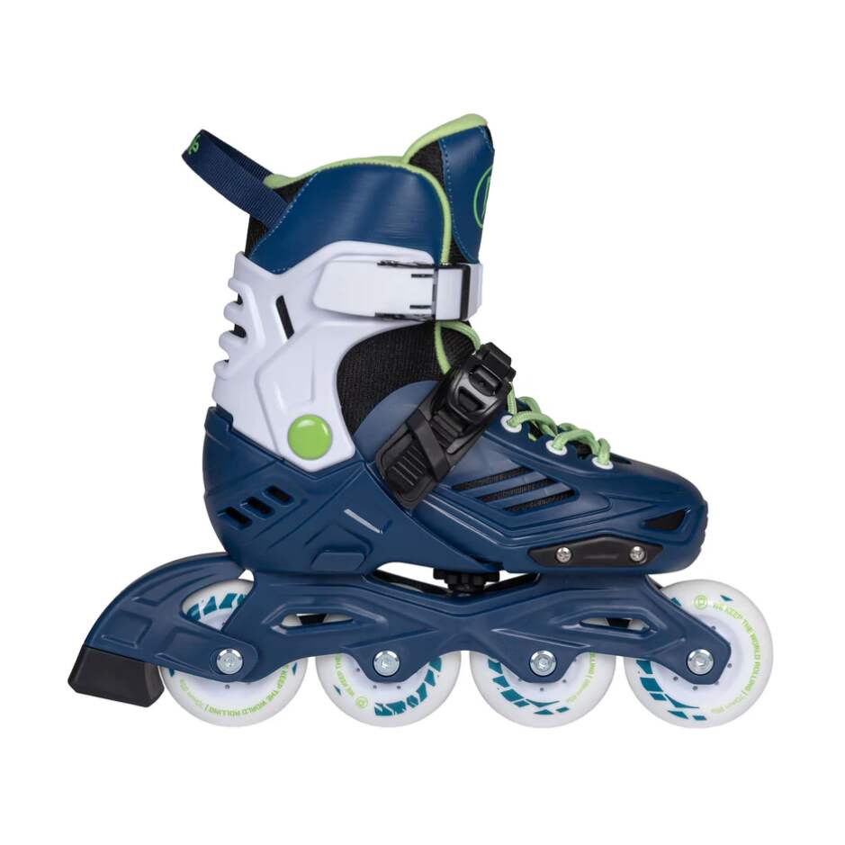 Powerslide Dětské kolečkové brusle Powerslide Playlife Khaan LTD Deep Blue, 39-42, 4x, 80