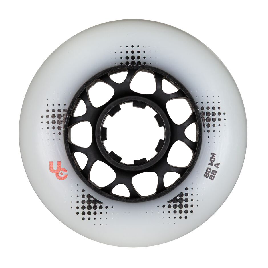 Powerslide Kolečka Powerslide Undercover Team (4ks), bílá, 88A, 80