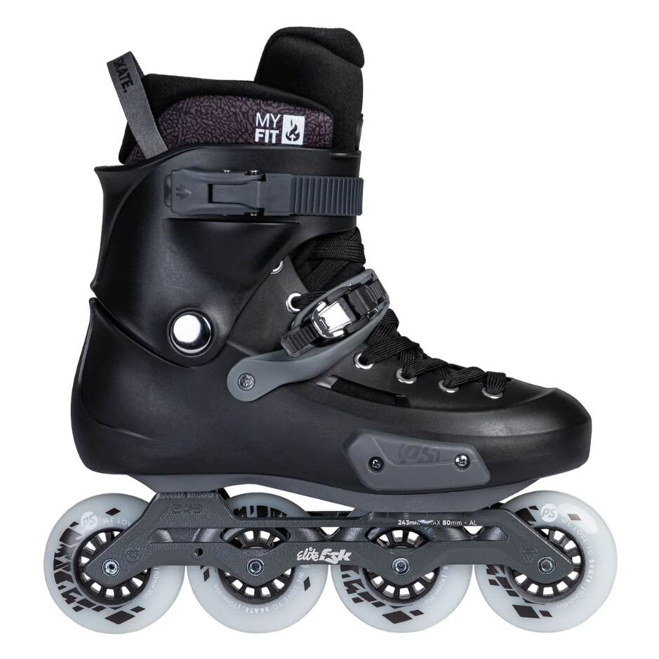 Powerslide Kolečkové brusle Powerslide Zoom Pro 80 Black, 41-42, 4x, 80
