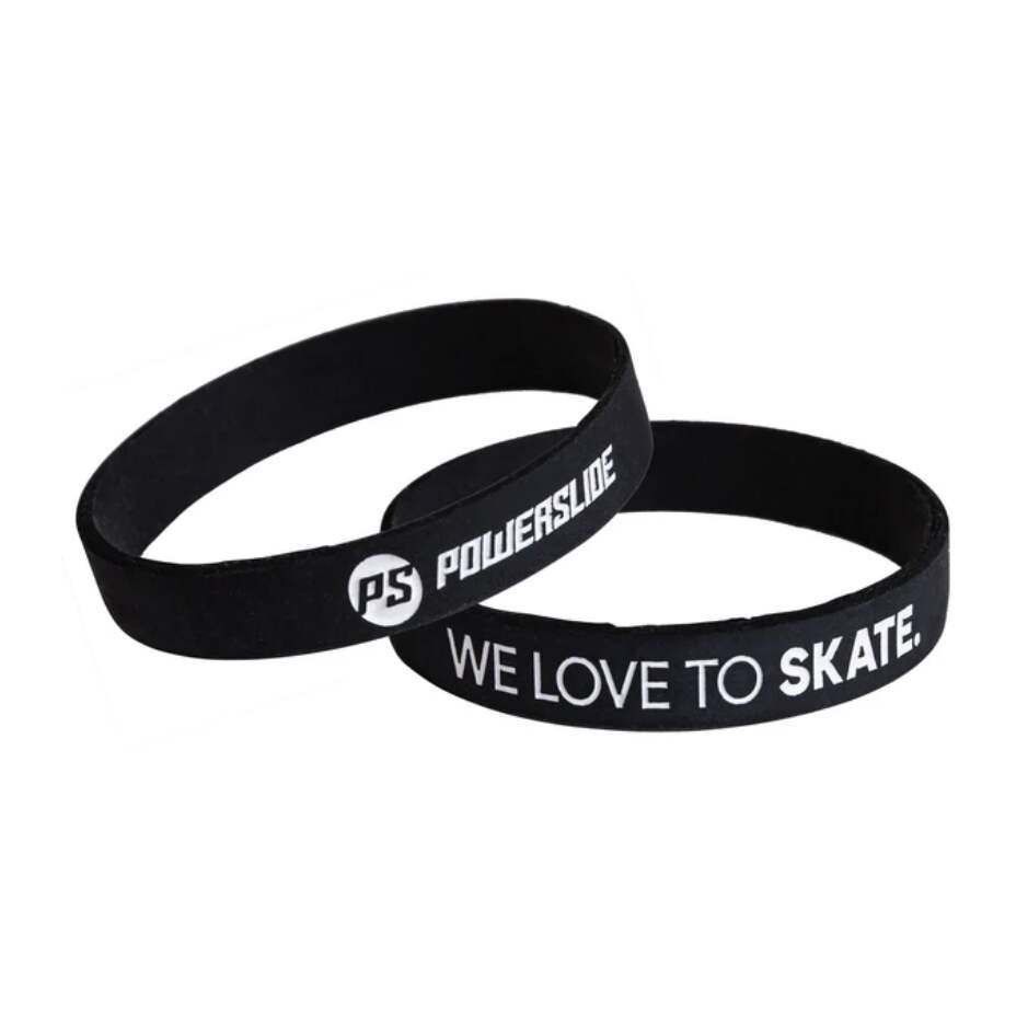 Powerslide Náramek Bracelet "We love to Skate" black