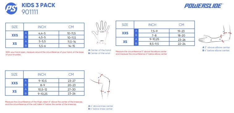 Protectors Powerslide Standard Kids Basic Orange (pack)