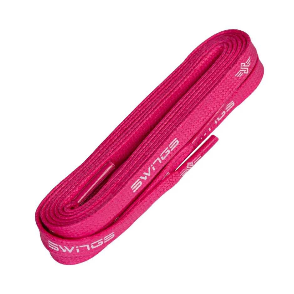 Powerslide Tkaničky Swings Waxed Superlaces Pink, růžová, 120cm