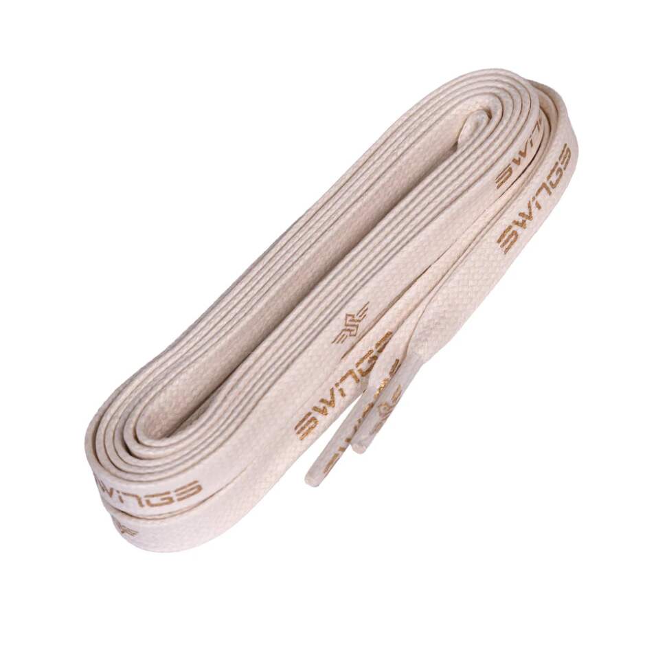 Powerslide Tkaničky Swings Waxed Superlaces White, bílá, 160cm