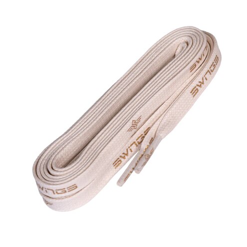 Šnúrky Swings Waxed Superlaces White