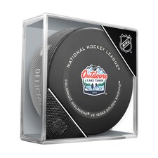 Fanouškovský puk NHL Lake Tahoe Official Game Puck (1ks)