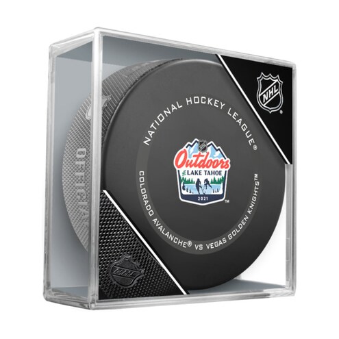 Fanúšikovský puk NHL Lake Tahoe Official Game Puck (1ks)