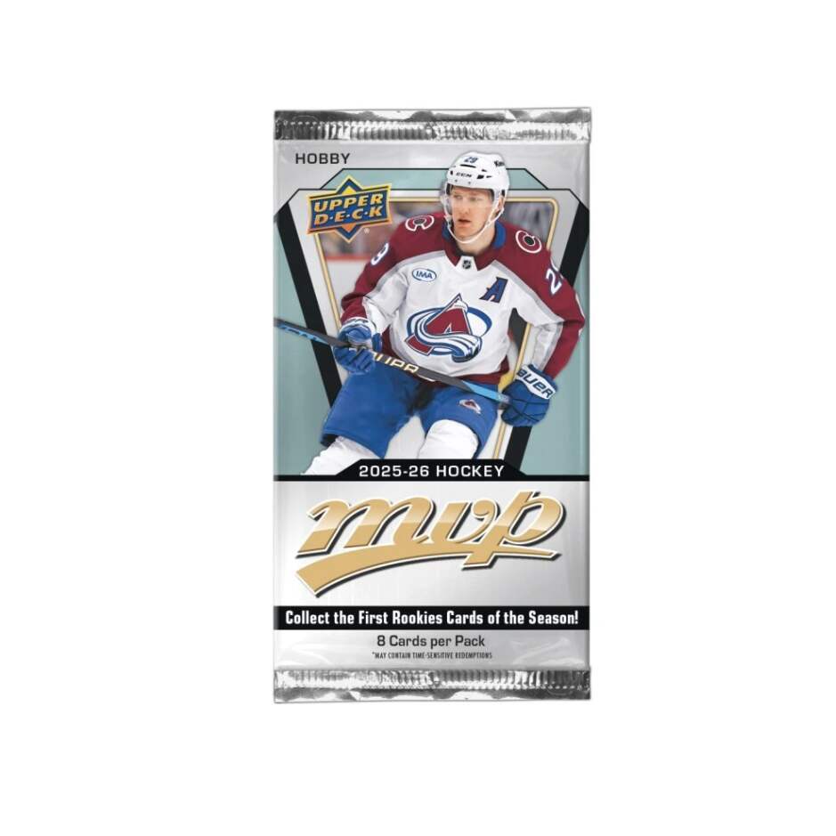 Hokejové karty NHL 2025-26 Upper Deck MVP Hockey Hobby Balíček