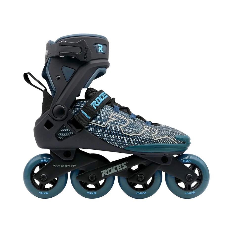 Roces Kolečkové brusle Roces R-EVO 84 Woman Black/Blue/Green, 8.5, 42.5, 4x, 84