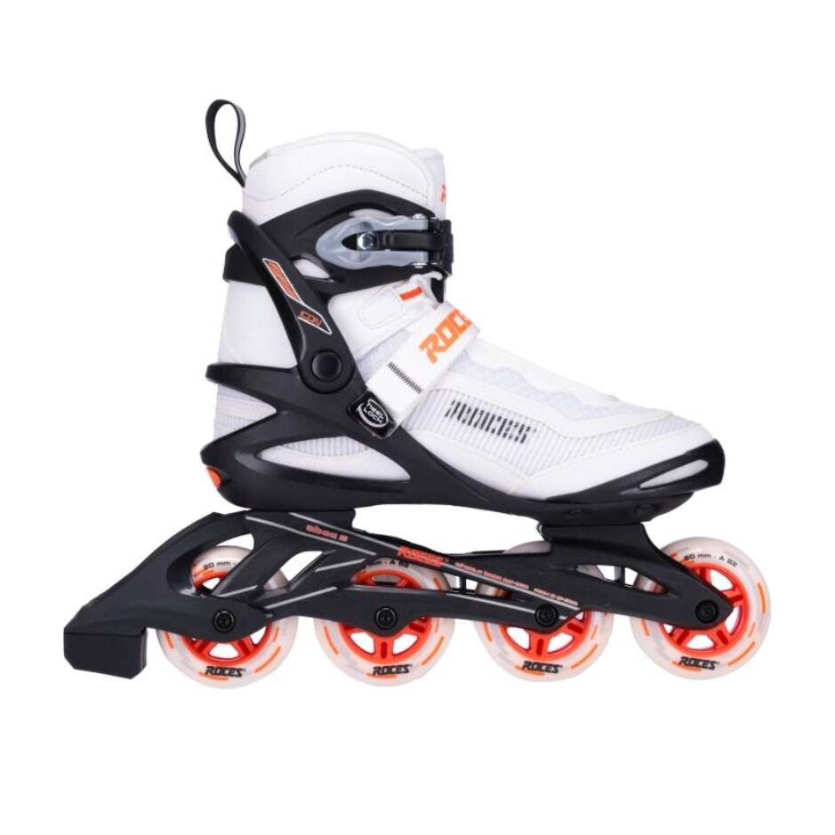 Roces Kolečkové brusle Roces ICON X Black/White/Orange, 5.0, 39, 4x, 80