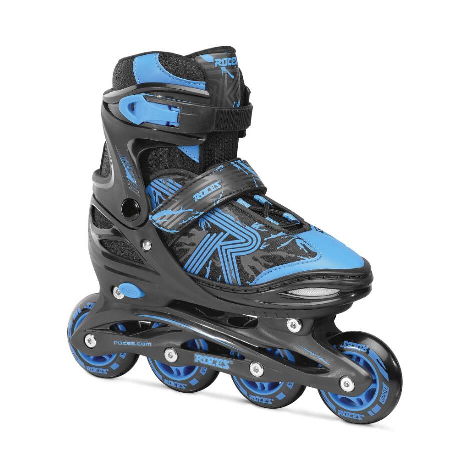 Roces Dětské kolečkové brusle Roces Jokey 3.0 Boy Black-Astro Blue, 1.5-3.5, 34-37, 4x, 70