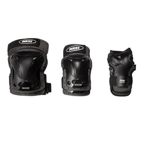 Chrániče Roces Ventilated 3-Pack Black