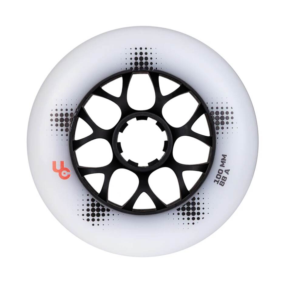 Powerslide Kolečka Powerslide Team Pro White (4ks), 100, 88A