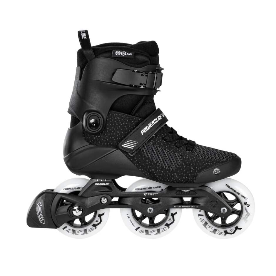 Powerslide Kolečkové brusle Powerslide Swell Lite Black 100 Trinity, 46-47, 3x, 100