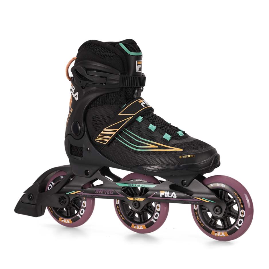 Fila Kolečkové brusle Fila Legacy Pro 100 Lady Blk/Violet/Pink, 7.0, 40.5, 3x, 100