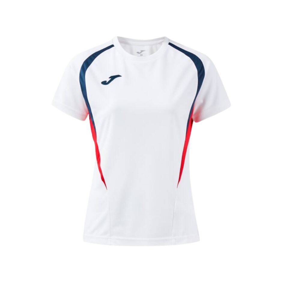 Joma Triko Joma Championship 20 Short Sleeve, XS, bílá-tmavě modrá