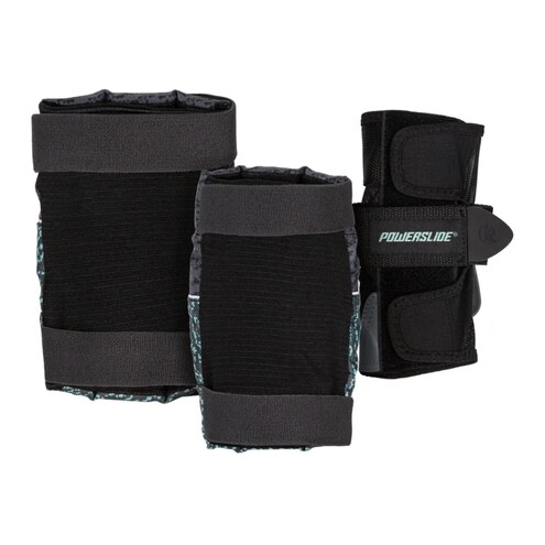 Chrániče Powerslide Standard Black/Teal (sada)