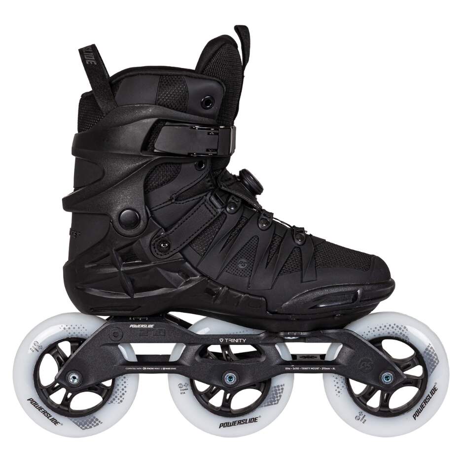 Powerslide Kolečkové brusle Powerslide Phuzion Argon KPU PDS Black, 38, 3x, 110