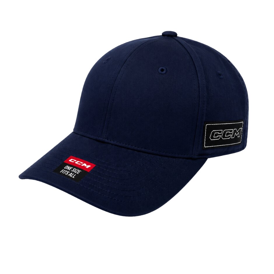 CCM Kšiltovka CCM Structured Adjustable Cap, Senior, tmavě modrá