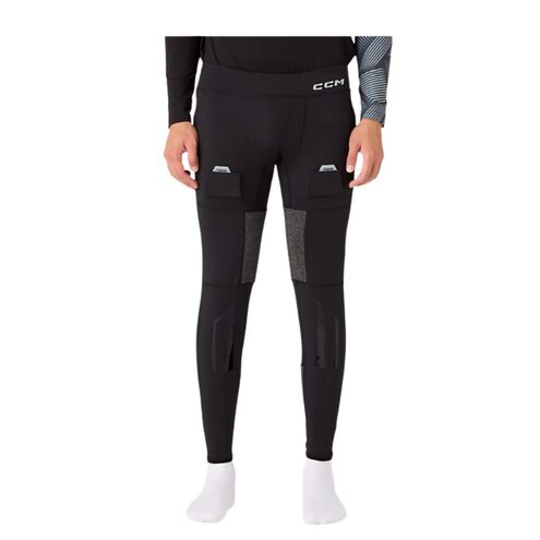 Nohavice so suspenzorom CCM Tacks Pro Base Layer SR