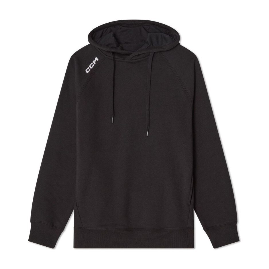 CCM Mikina CCM Team Pullover Hoodie SR, Senior, L, černá