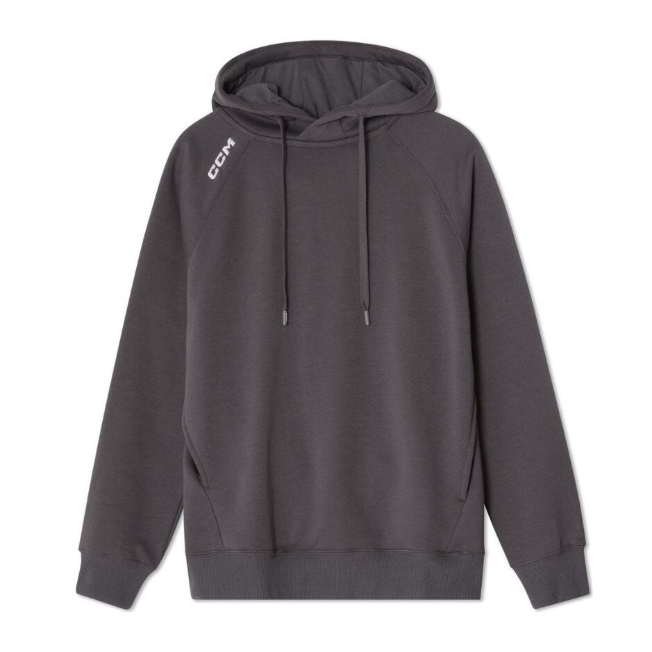 CCM Mikina CCM Team Pullover Hoodie YTH, Dětská, L, šedá