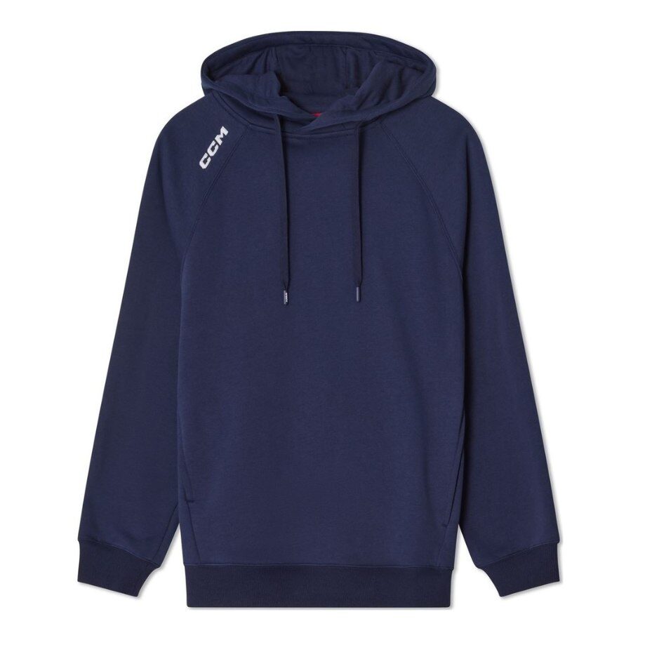 CCM Mikina CCM Team Pullover Hoodie YTH, Dětská, XS, tmavě modrá