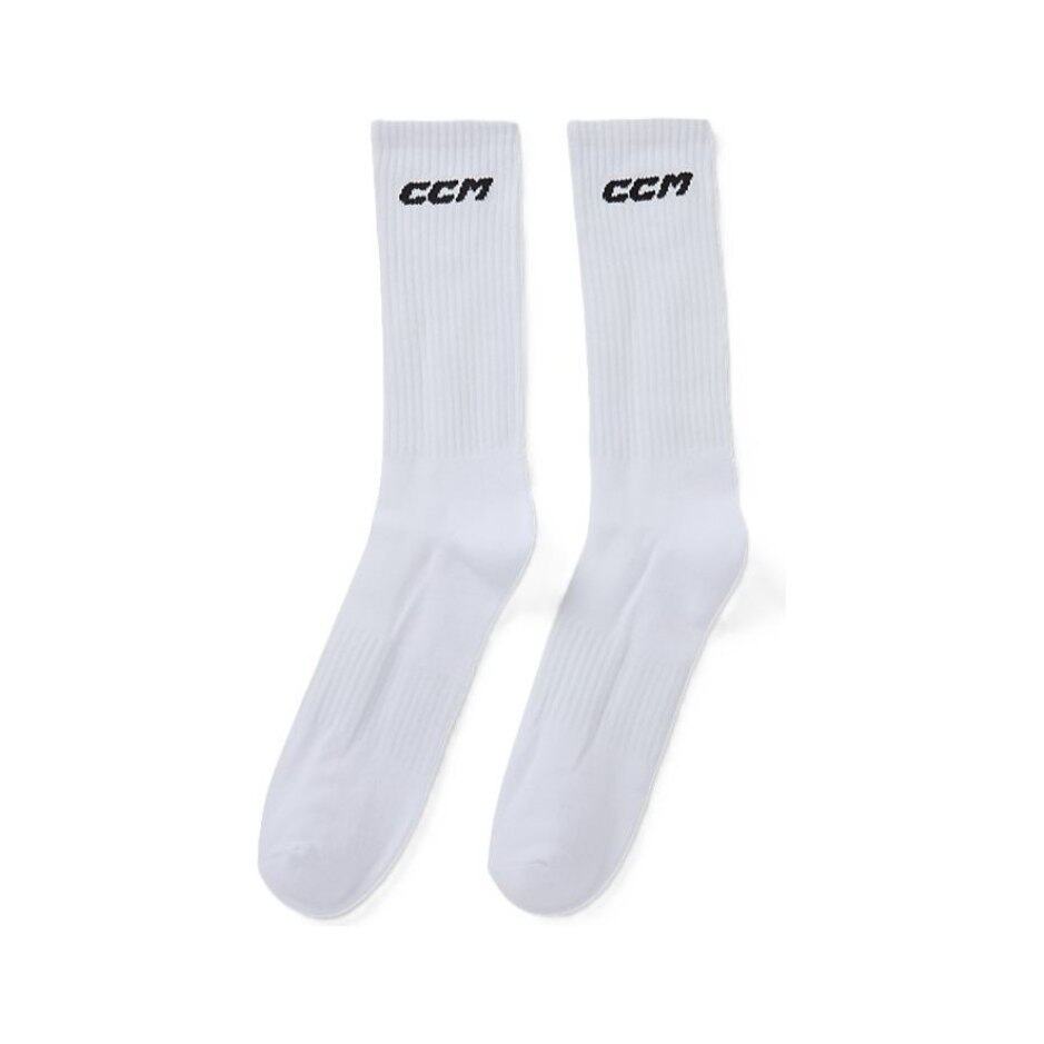 CCM Hokejové ponožky CCM Team 3-pack, bílá, 34-38