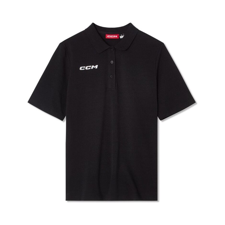 CCM Triko CCM Team Premium Polo SR, Senior, XL, černá