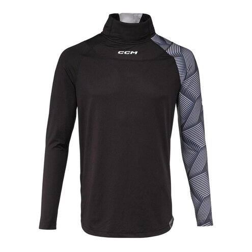 CCM Base Layer Neck Guard Shirt JR