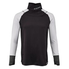 Tričko s nákrčníkom CCM Base Layer Neck Guard JR