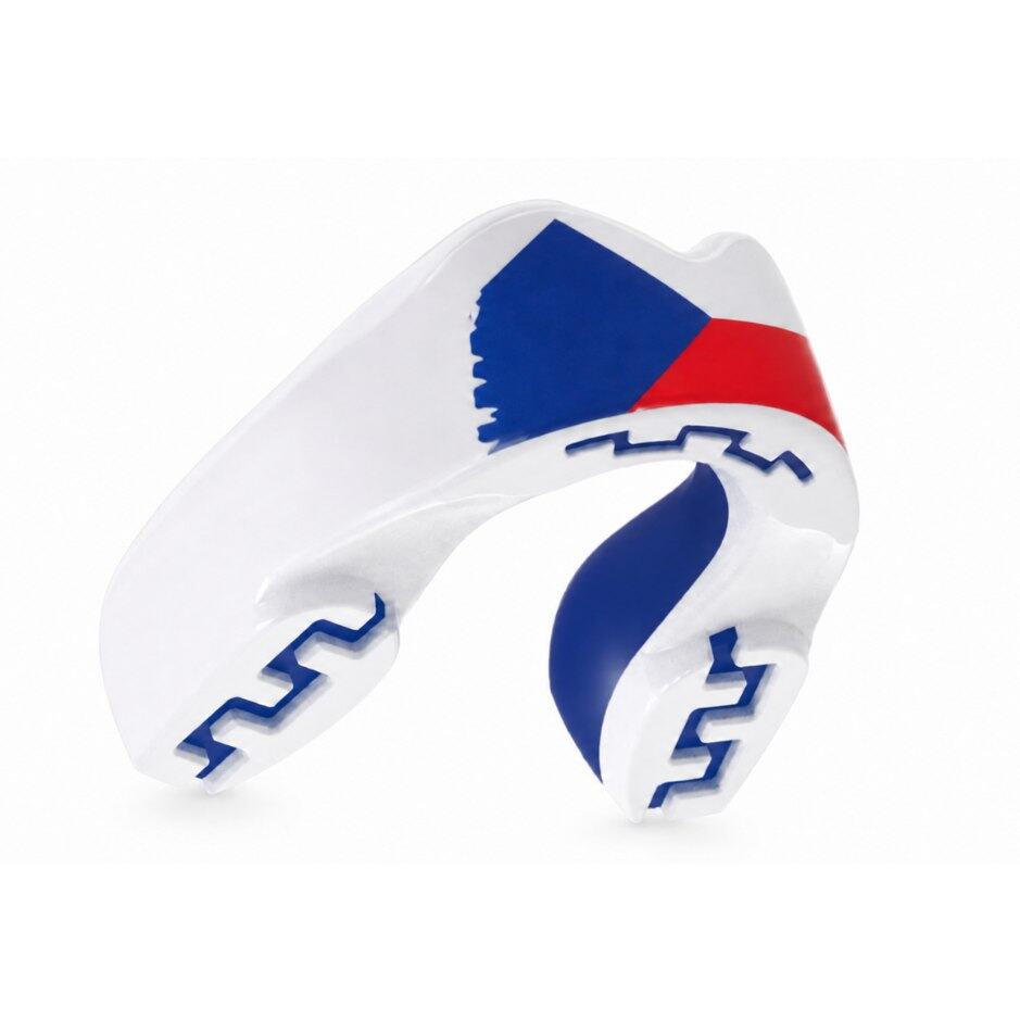 Safe Jawz Chránič zubů Safe Jawz Extro Flags Czechia, Senior, Bez příchuti