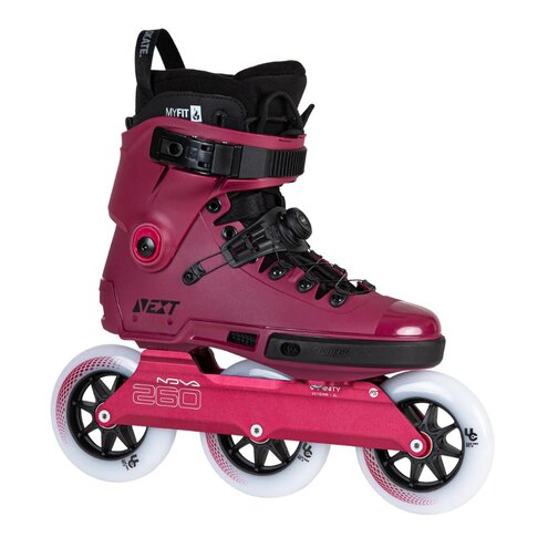 Inline skates Powerslide Next 2.0 110 PDS Merlot