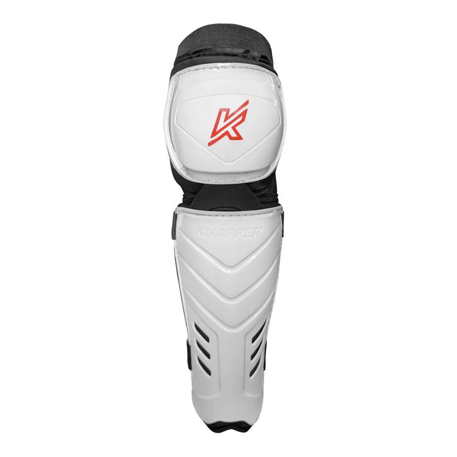 Knapper Hokejbalové holeně Knapper AK7 V2, bílá, Junior, 12"
