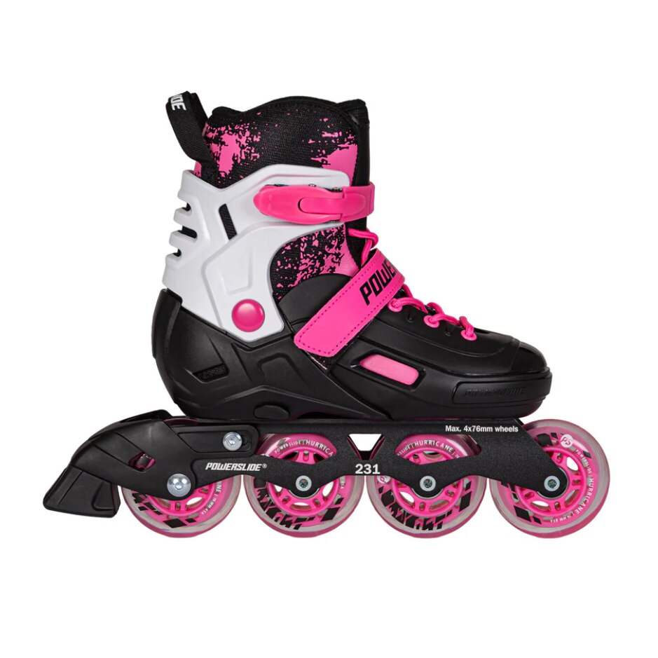 Powerslide Dětské kolečkové brusle Powerslide Khaan Magic Pink, 35–38, 4x, 72