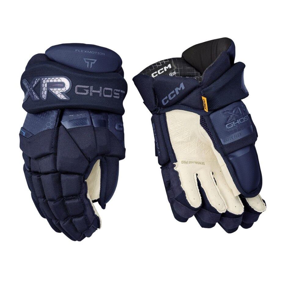 CCM Rukavice CCM Tacks XR Ghost SR, Senior, 15", tmavě modrá
