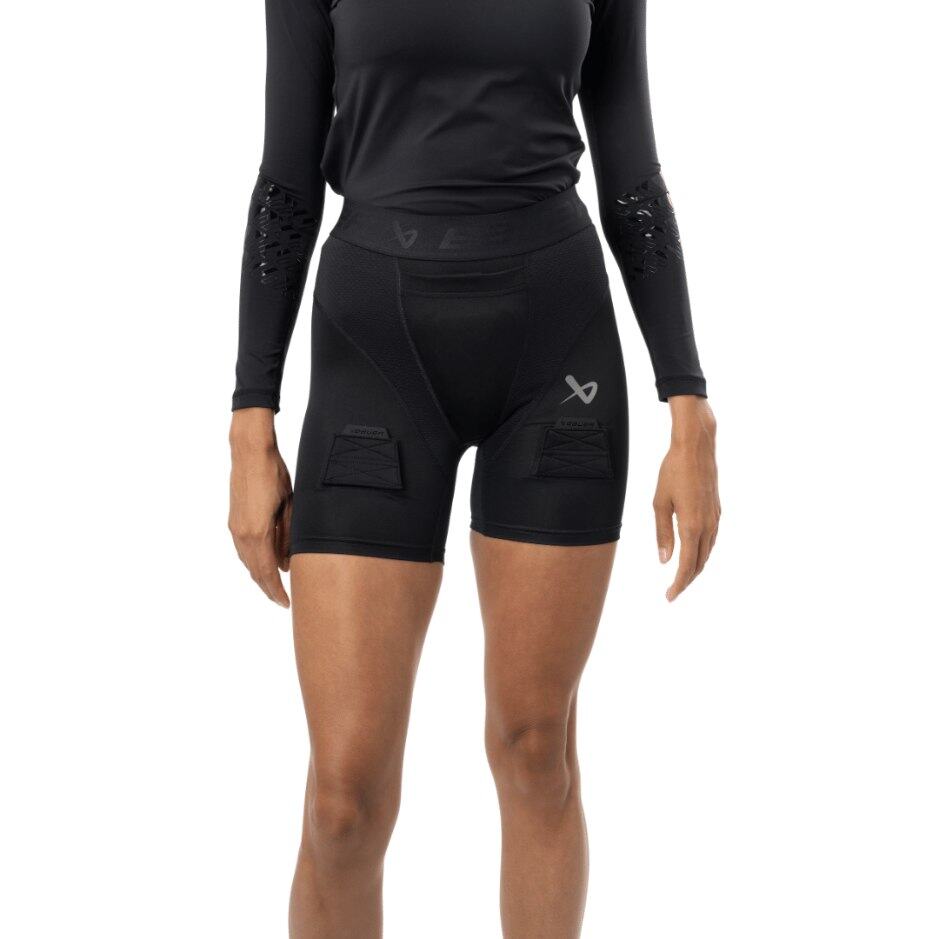 Bauer Dámské kraťasy se suspenzorem Bauer Compression Jill Short SR, Senior, černá, XXS-XS