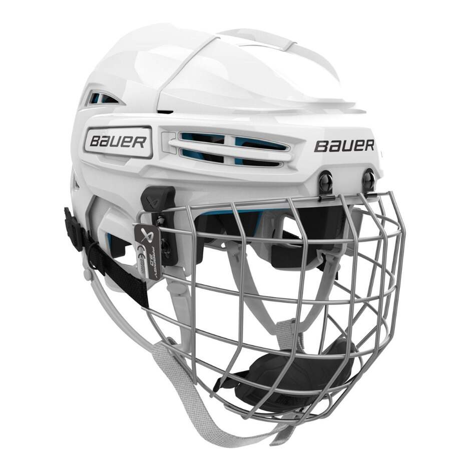 Bauer Hokejová helma Bauer Prodigy 2.0 Combo YTH, Dětská, 48-53cm, bílá