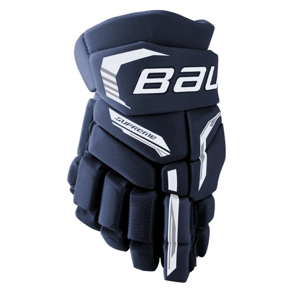 Bauer Hokejové rukavice Bauer Supreme F40 JR, Junior, 10", tmavě modrá