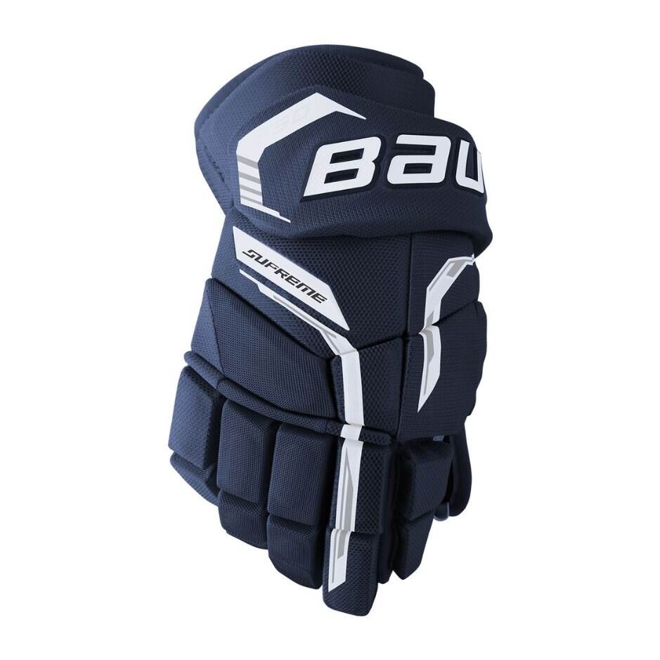 Bauer Hokejové rukavice Bauer Supreme F50 Pro INT, Intermediate, 12", tmavě modrá