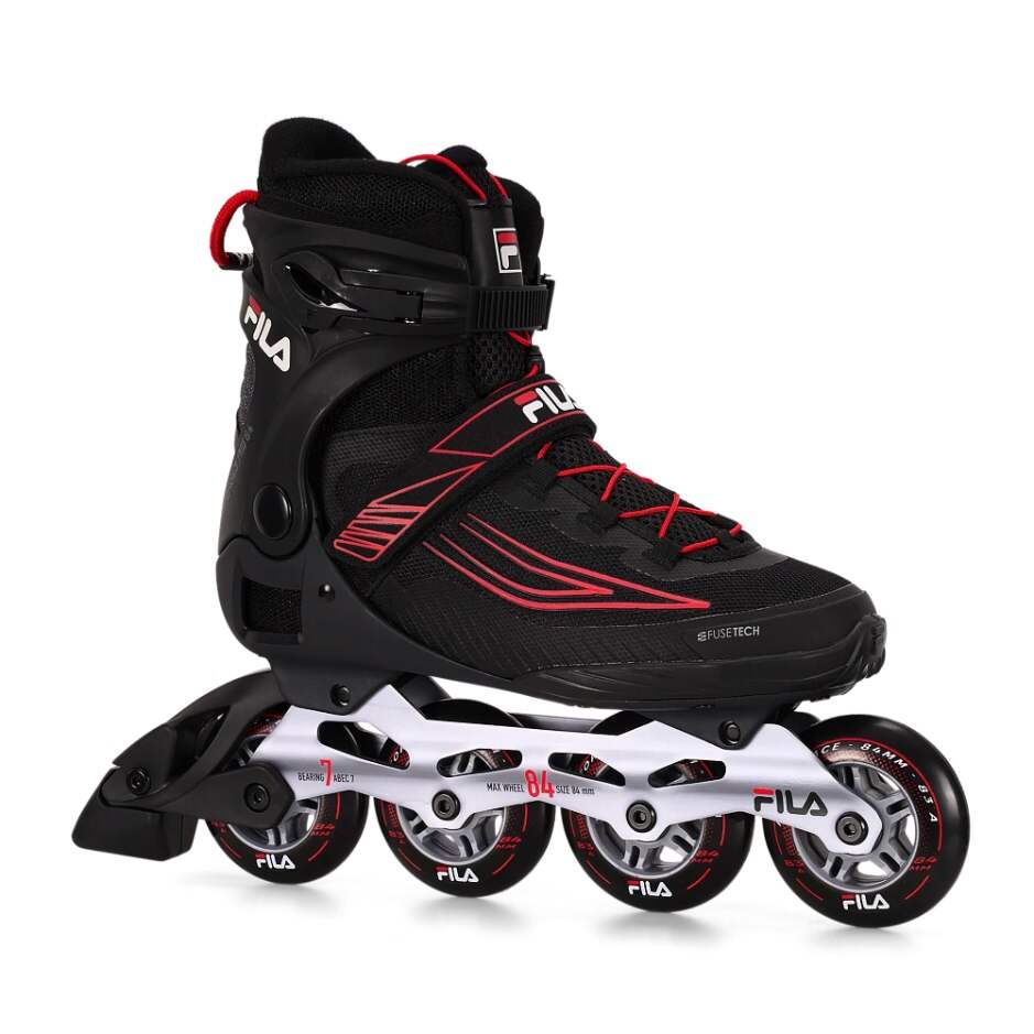 Fila Kolečkové brusle Fila Legacy Pro 84 Black/Red/Grey, 12.5, 47.5, 4x, 84