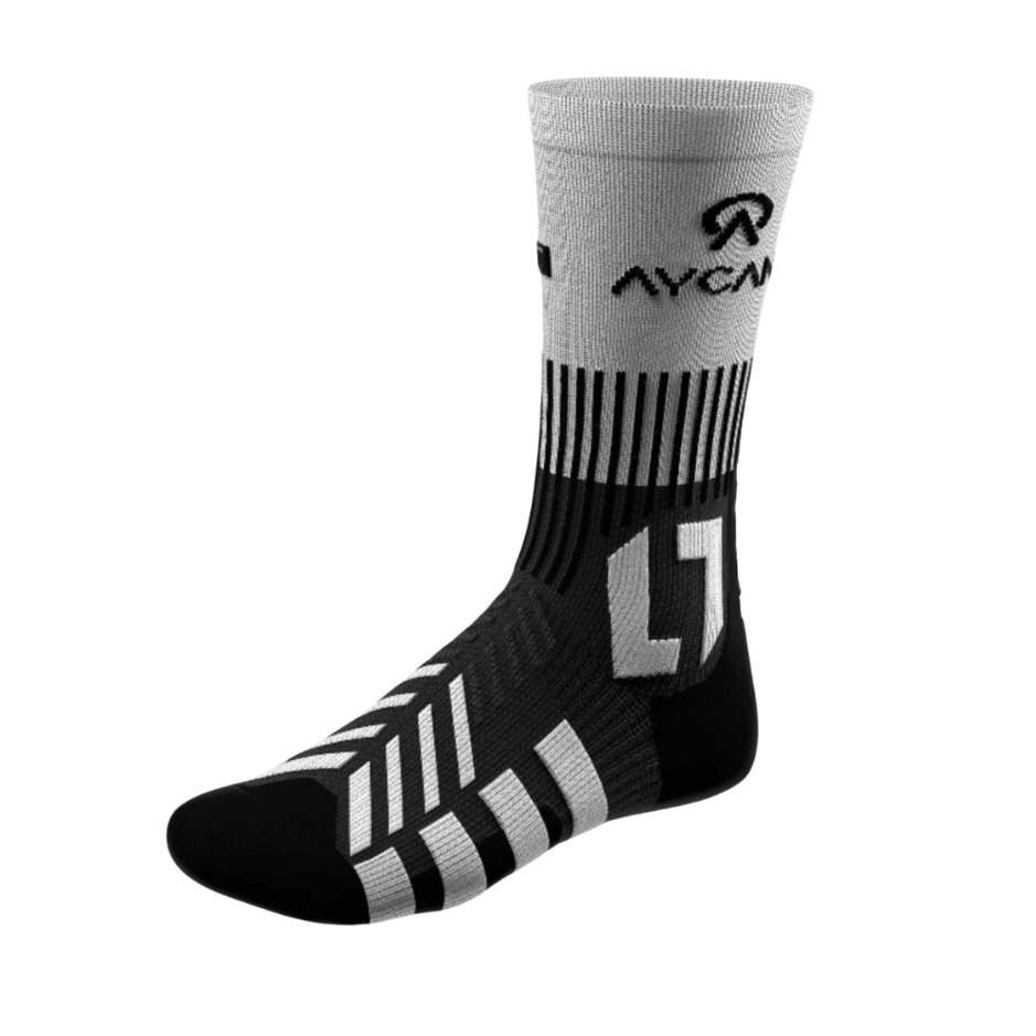 Aycane Ponožky Aycane Powerlight Crew Skate Socks Black, Senior, černá, S