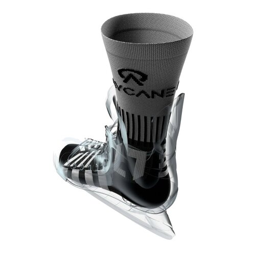 Ponožky Aycane Powerlight Crew Skate Socks Black