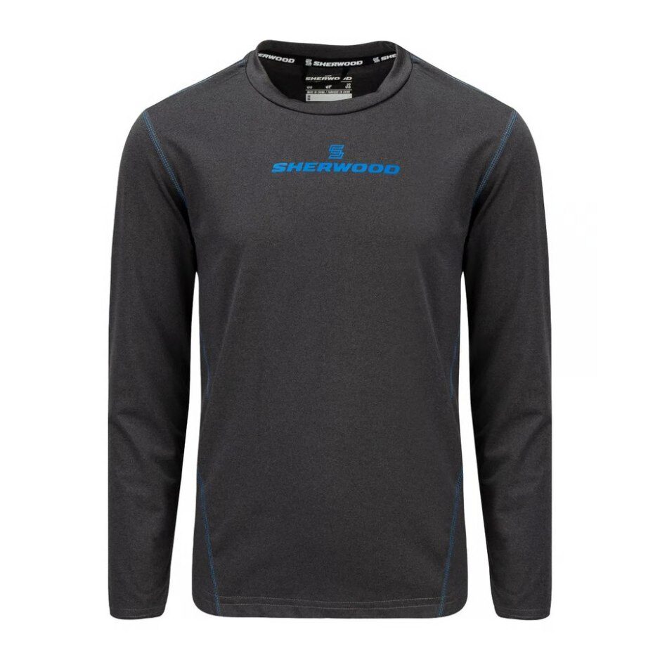Sherwood Triko Sherwood Hat Trick Compression L/S Top JR, Junior, černá, XS
