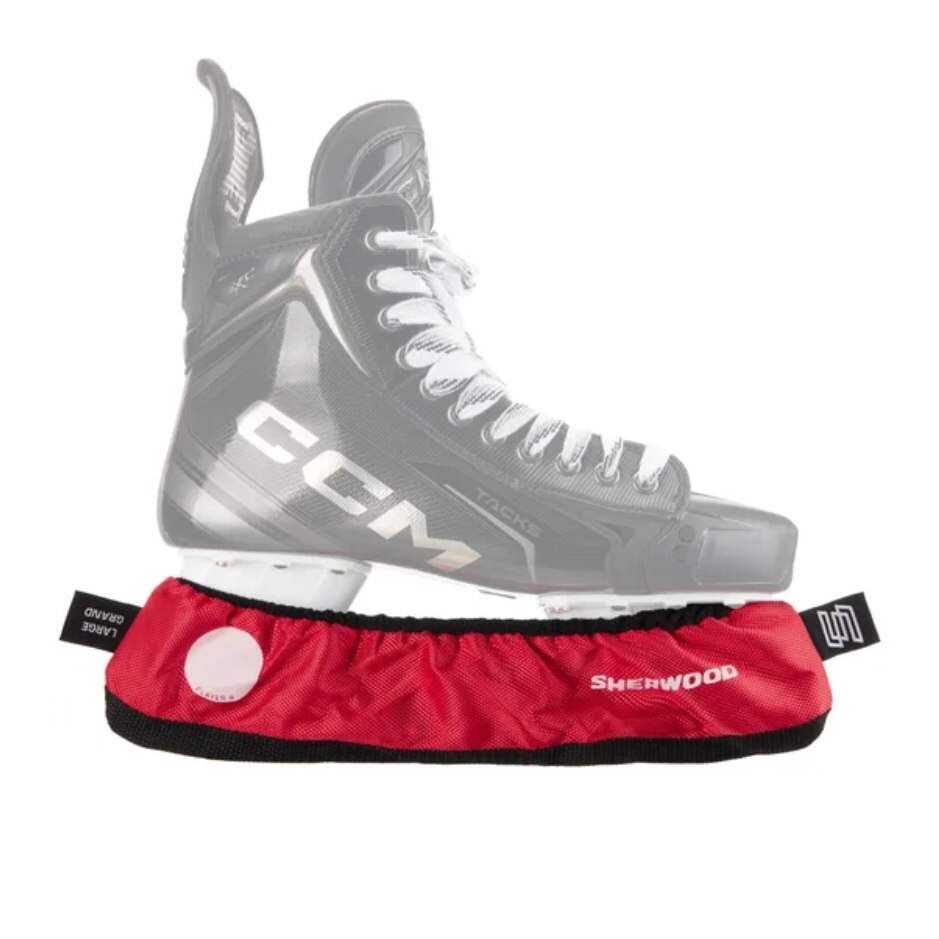 Sherwood Chránič nožů Sherwood Hockey Skate Soaker, Junior, červená, M